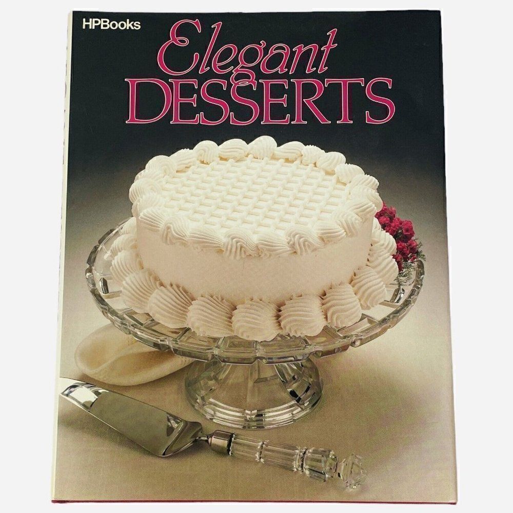 Vintage 1984 Elegant Desserts HP Books Italy Recipes Cakes Beautiful Photos!